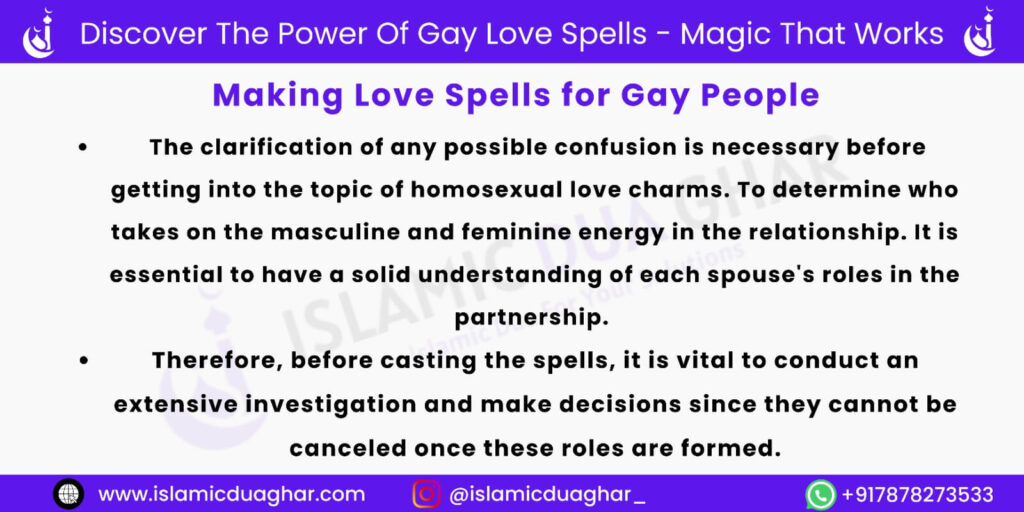 Gay Love Spells