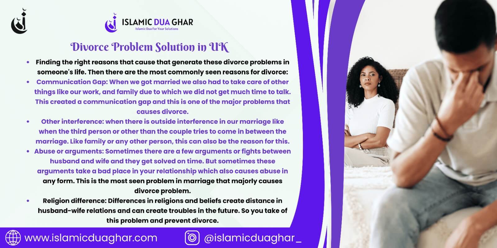 Divorce Problem Solution in UK