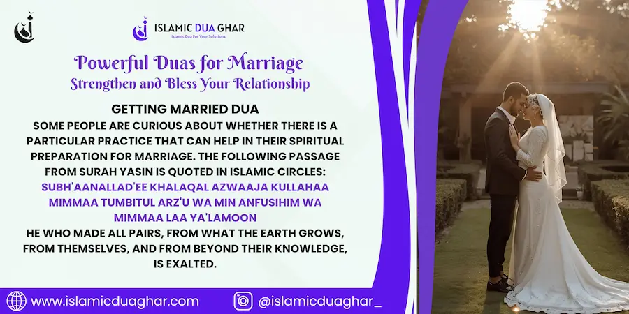 Dua for marriage in Islam